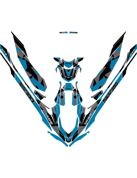 Kit adhesivos Seadoo GTX 3GEN - ABSTRACT CAMO