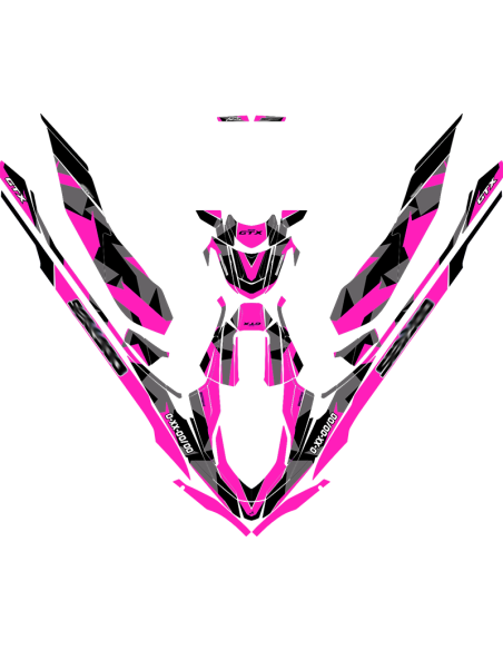 Kit adhesivos Seadoo GTX 3GEN - ABSTRACT CAMO