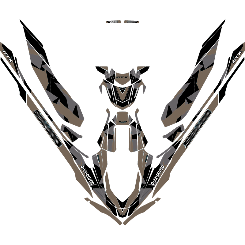 Kit adhesivos Seadoo GTX 3GEN - ABSTRACT CAMO
