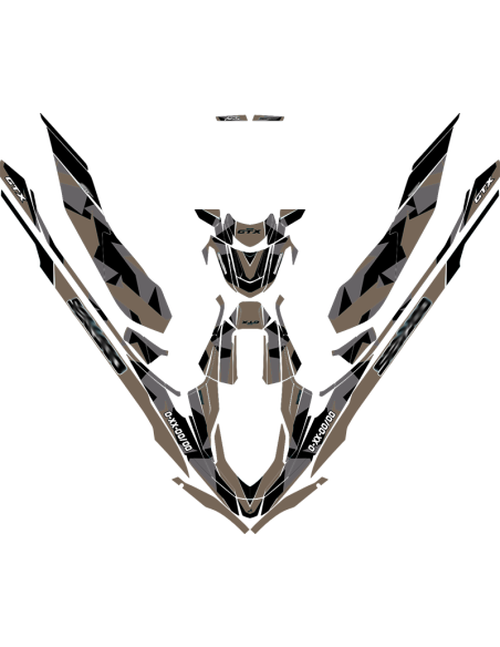 Kit adhesivos Seadoo GTX 3GEN - ABSTRACT CAMO