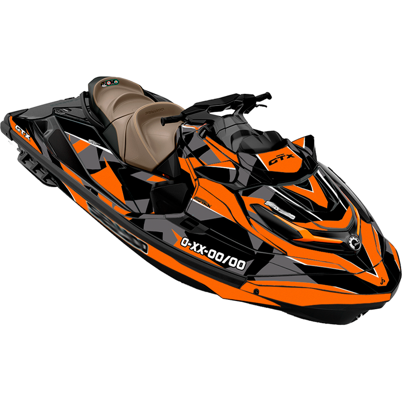 Kit adhesivos Seadoo GTX 3GEN - ABSTRACT CAMO