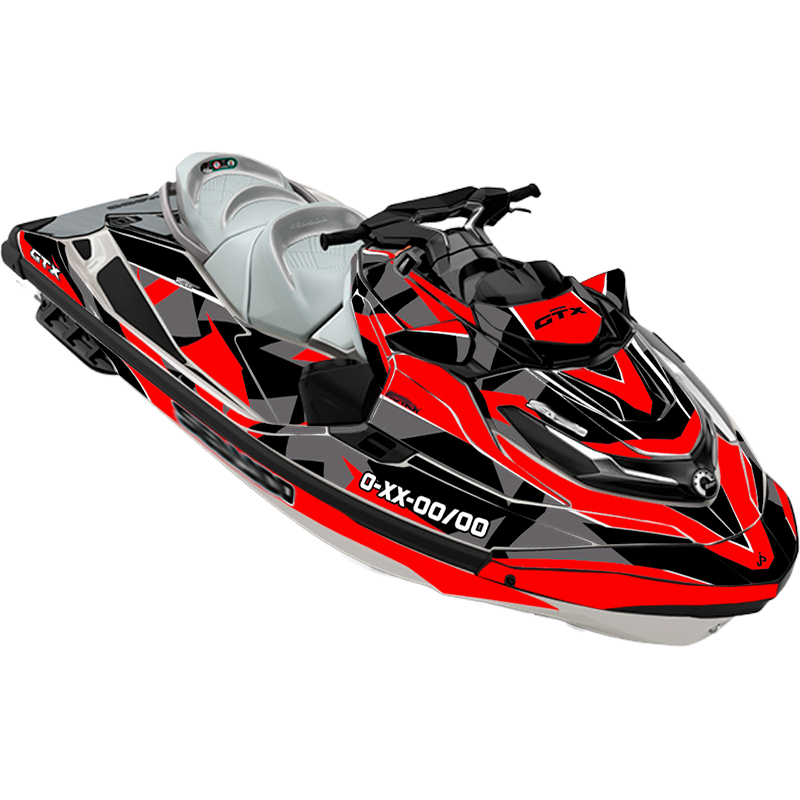 Kit adhesivos Seadoo GTX 3GEN - ABSTRACT CAMO