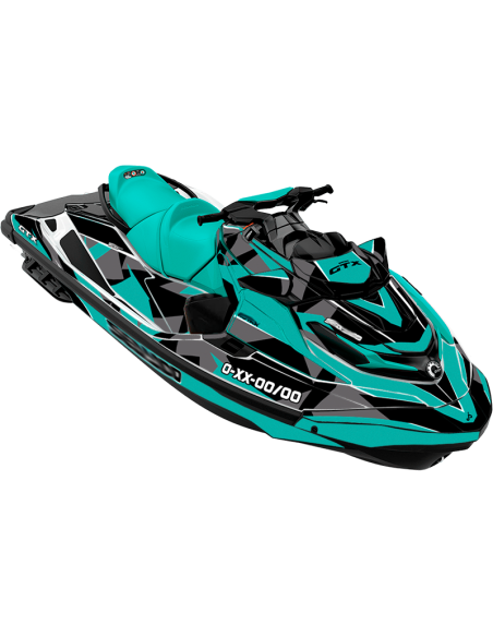 Kit adhesivos Seadoo GTX 3GEN - ABSTRACT CAMO