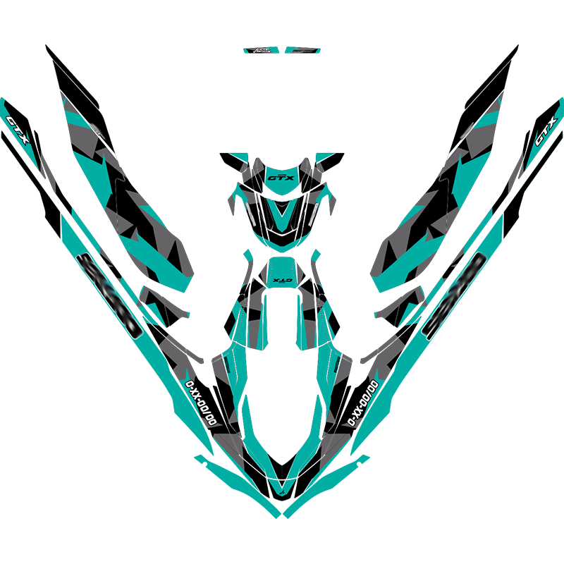 Kit adhesivos Seadoo GTX 3GEN - ABSTRACT CAMO