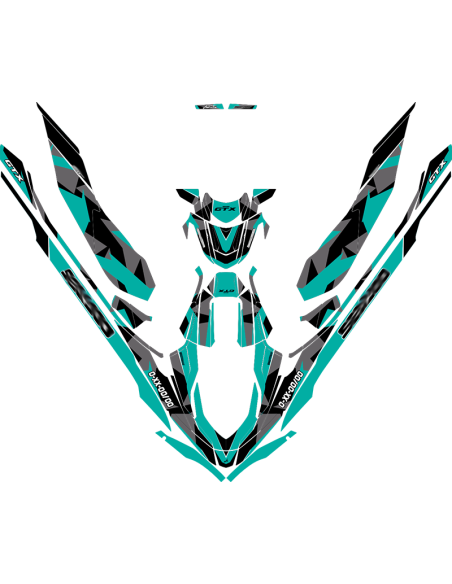 Kit adhesivos Seadoo GTX 3GEN - ABSTRACT CAMO