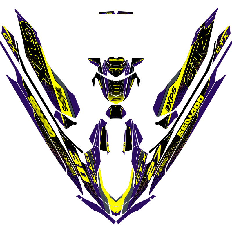 Kit adhesivos Seadoo GTX 3GEN - RACING V1.2