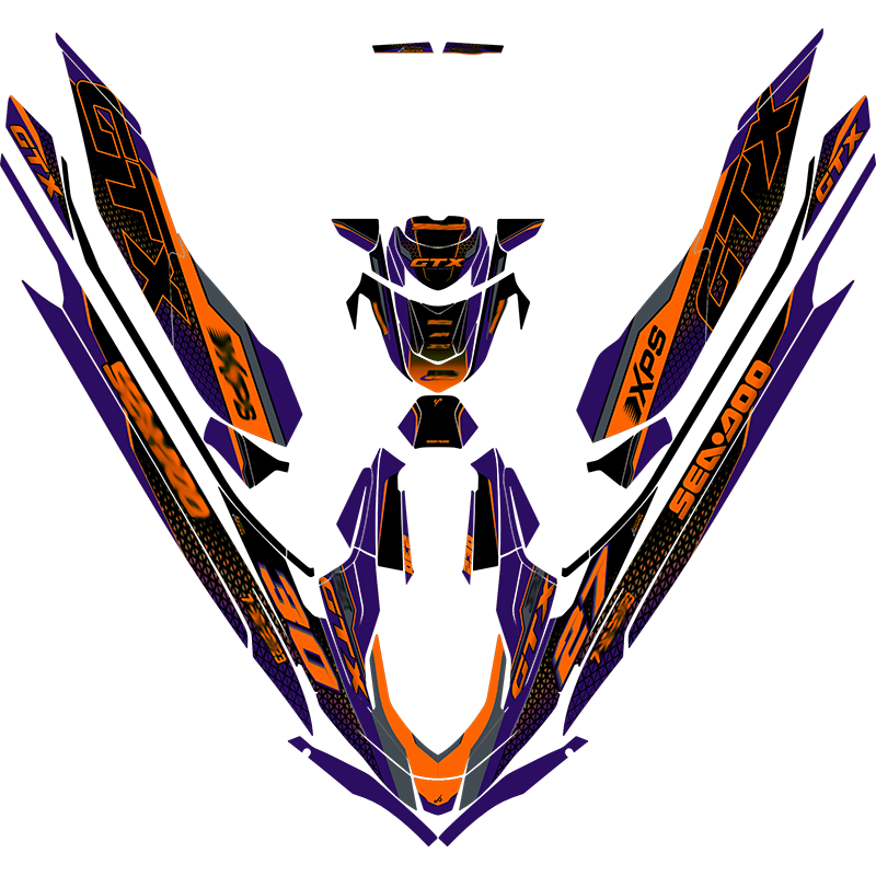Kit adhesivos Seadoo GTX 3GEN - RACING V1.2