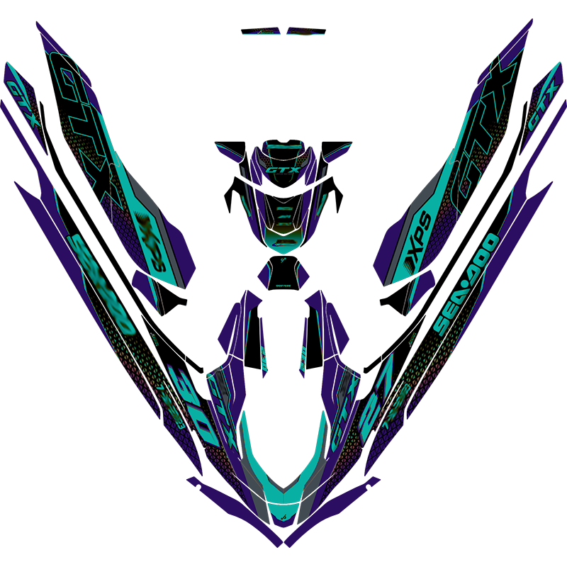Kit adhesivos Seadoo GTX 3GEN - RACING V1.2