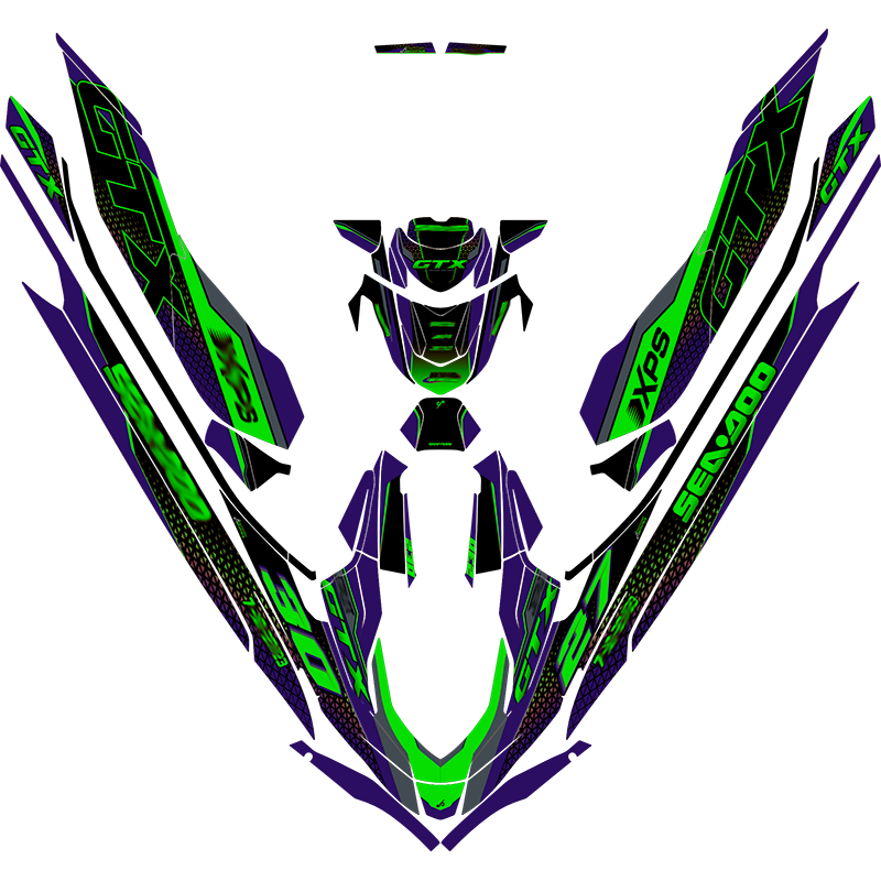 Kit adhesivos Seadoo GTX 3GEN - RACING V1.2