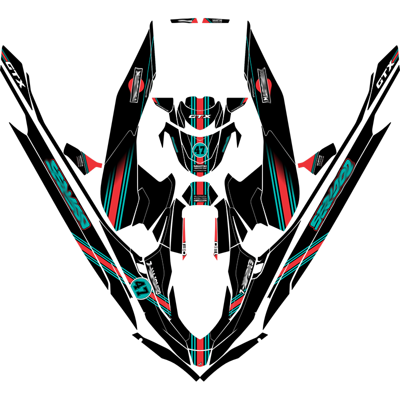 Kit adhesivos Seadoo GTX 3GEN -MARTINI