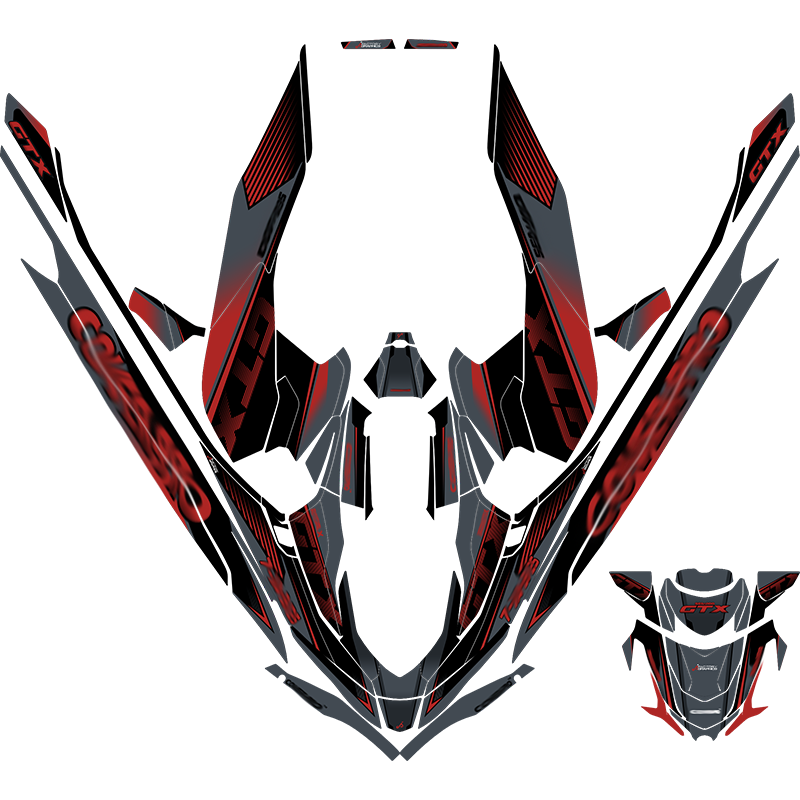 Kit adhesivos Seadoo GTX 3GEN - RACING V2.2