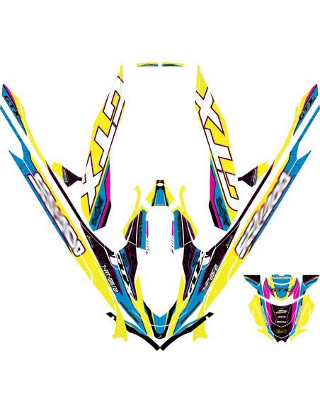 Kit adhesivos Seadoo GTX 3GEN - CYBER PRISM