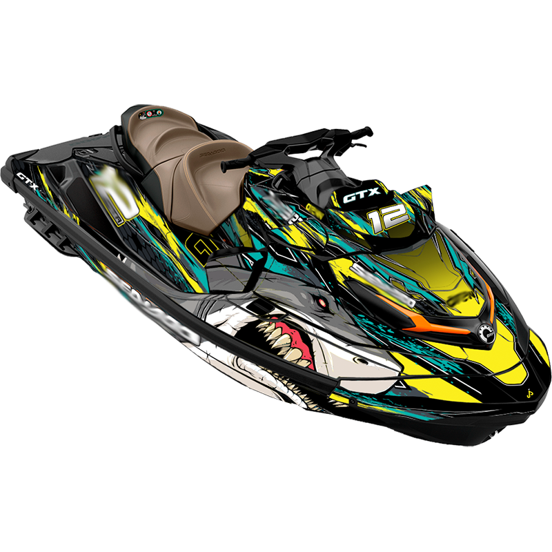 Kit adhesivos Seadoo GTX 3GEN - SHARK FLUX