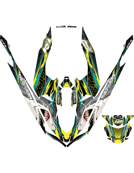 Kit adhesivos Seadoo GTX 3GEN - SHARK FLUX