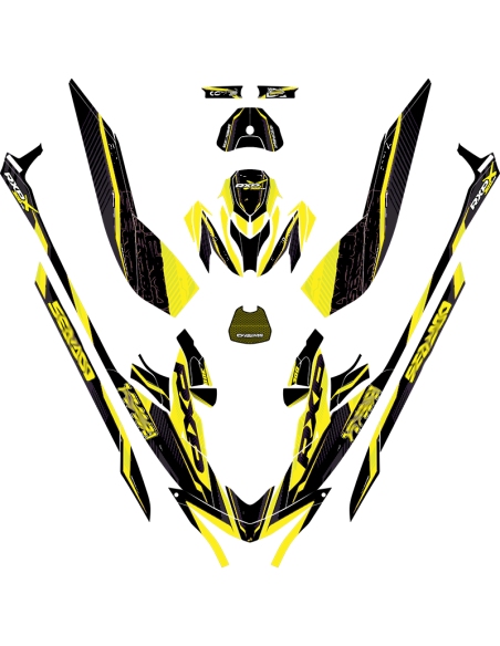 Kit adhesivos Seadoo RXP 3GEN - CYBER STRIKE