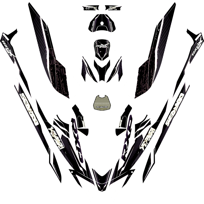 Kit adhesivos Seadoo RXP 3GEN - CYBER STRIKE