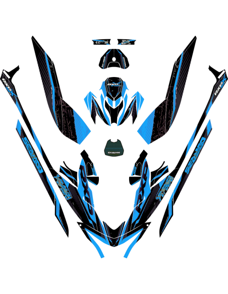 Kit adhesivos Seadoo RXP 3GEN - CYBER STRIKE