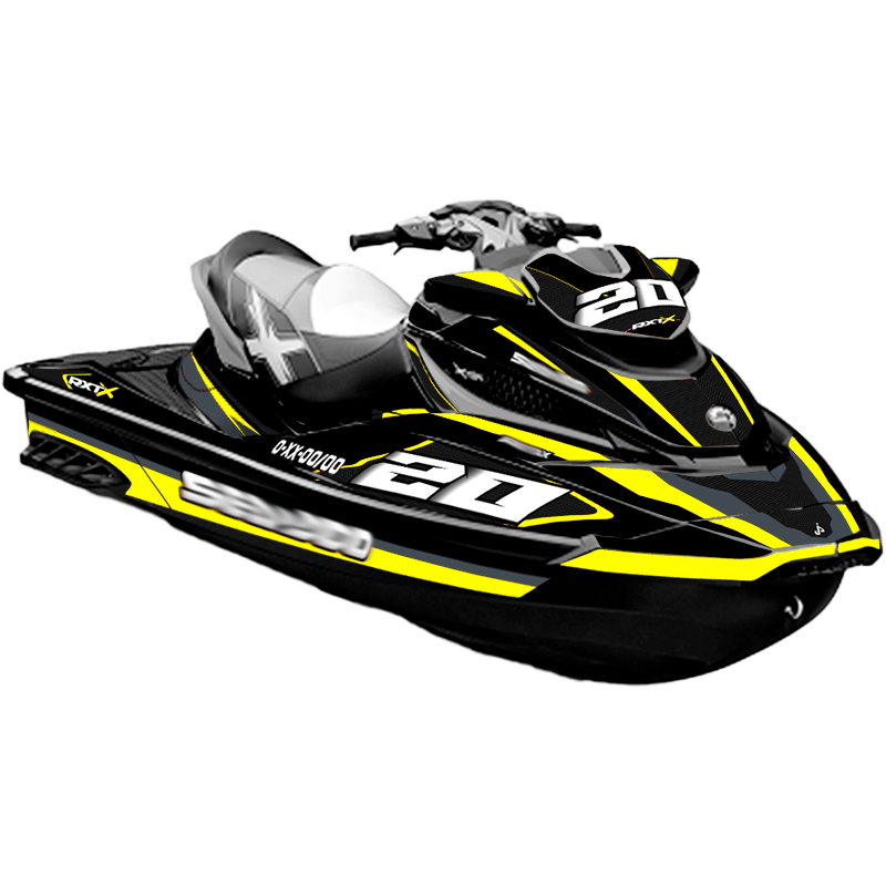 Kit adhesivos Seadoo RXT 2GEN - RACING V1 CARBON