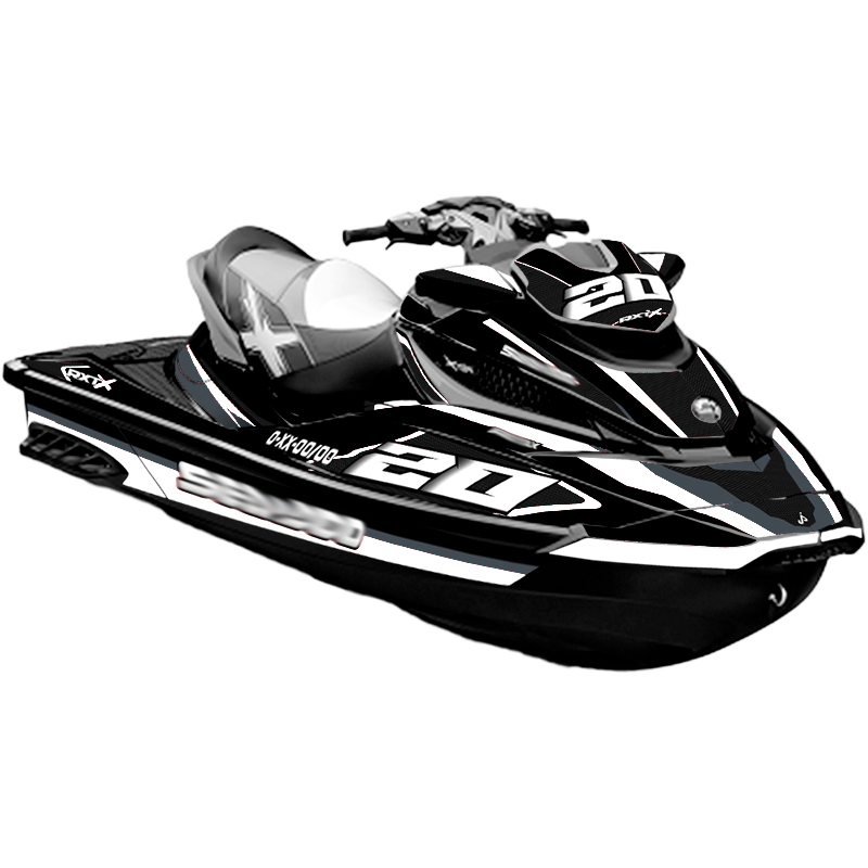Kit adhesivos Seadoo RXT 2GEN - RACING V1 CARBON