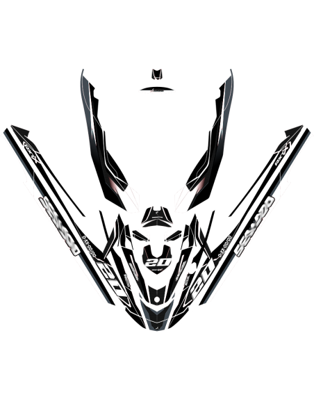 Kit adhesivos Seadoo RXT 2GEN - RACING V1 CARBON