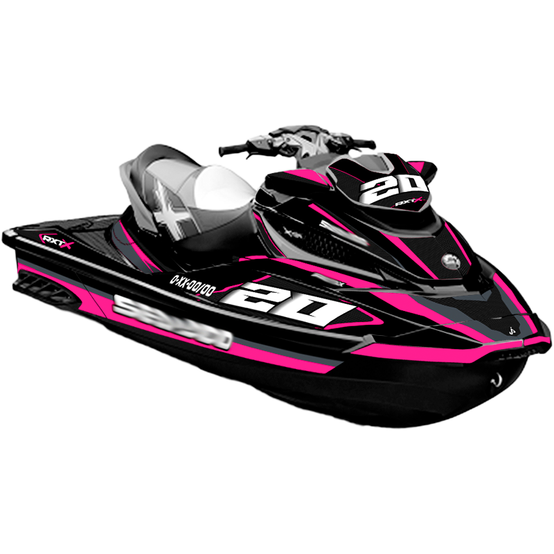 Kit adhesivos Seadoo RXT 2GEN - RACING V1 CARBON
