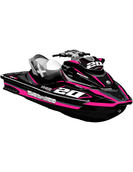 Kit adhesivos Seadoo RXT 2GEN - RACING V1 CARBON