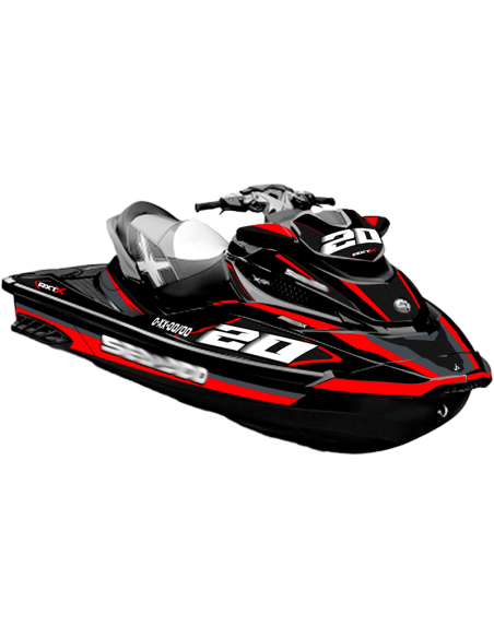 Kit adhesivos Seadoo RXT 2GEN - RACING V1 CARBON