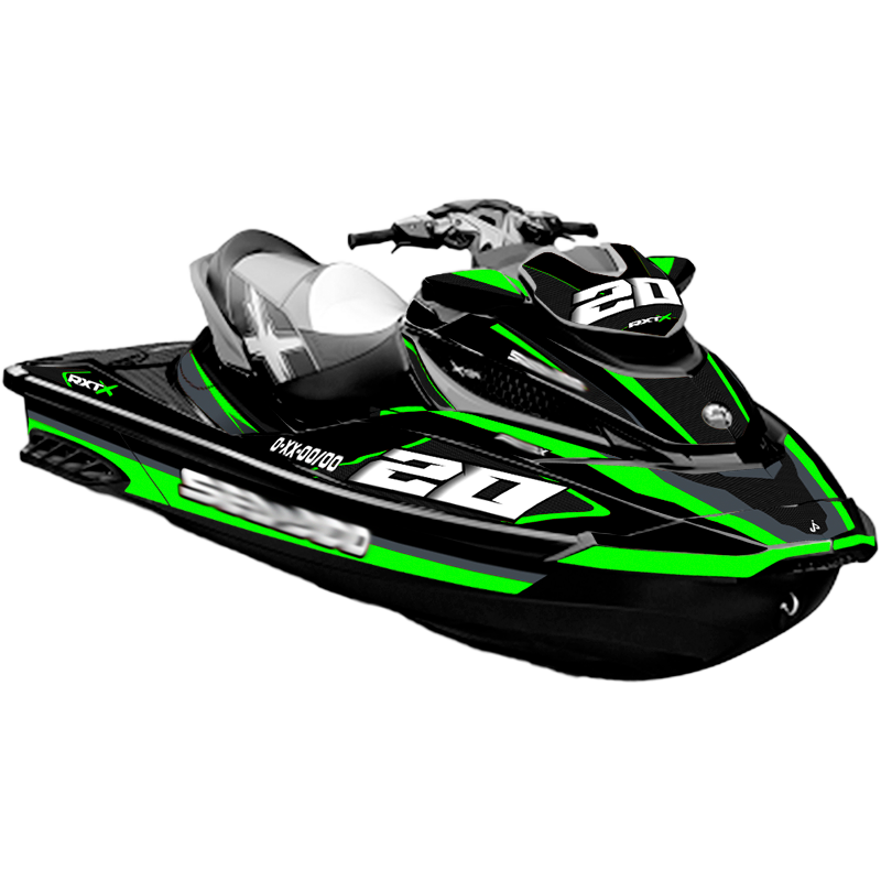 Kit adhesivos Seadoo RXT 2GEN - RACING V1 CARBON