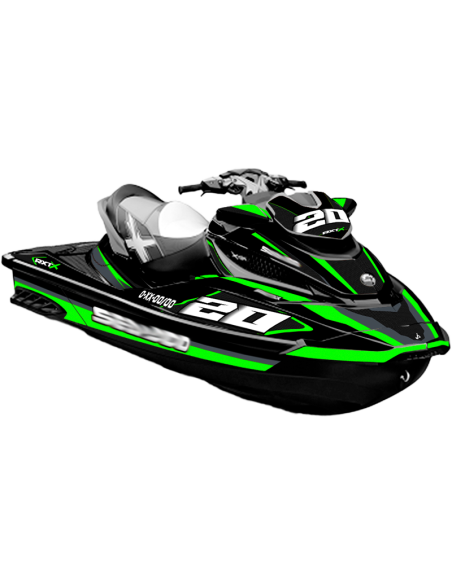 Kit adhesivos Seadoo RXT 2GEN - RACING V1 CARBON