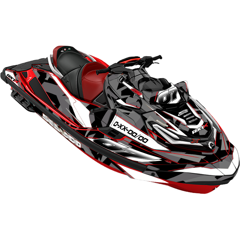 Kit adhesivos Seadoo RXT 3GEN - GEOMETRIC RACE