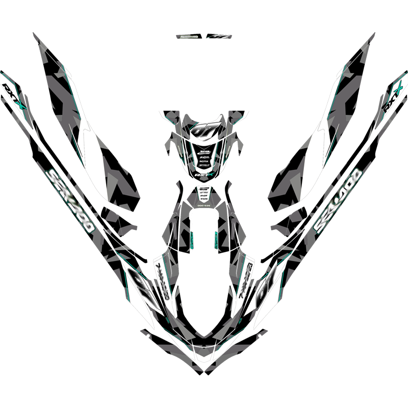 Kit adhesivos Seadoo RXT 3GEN - GEOMETRIC RACE