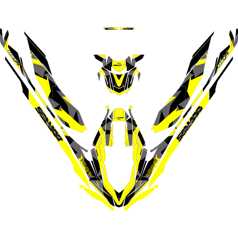 Kit adhesivos Seadoo RXT 3GEN - ABSTRACT CAMO