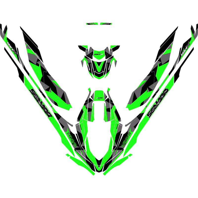 Kit adhesivos Seadoo RXT 3GEN - ABSTRACT CAMO