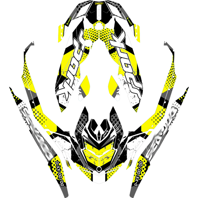 Kit adhesivos Seadoo SPARK - HEXAGON