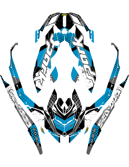 Kit adhesivos Seadoo SPARK - HEXAGON