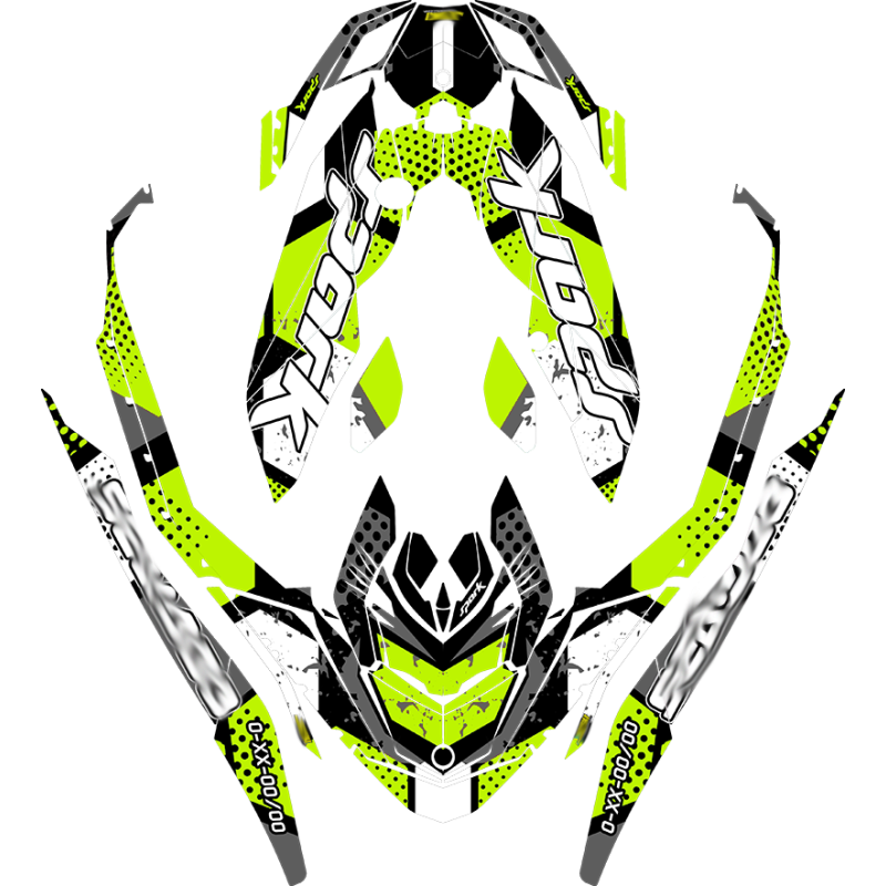 Kit adhesivos Seadoo SPARK - HEXAGON