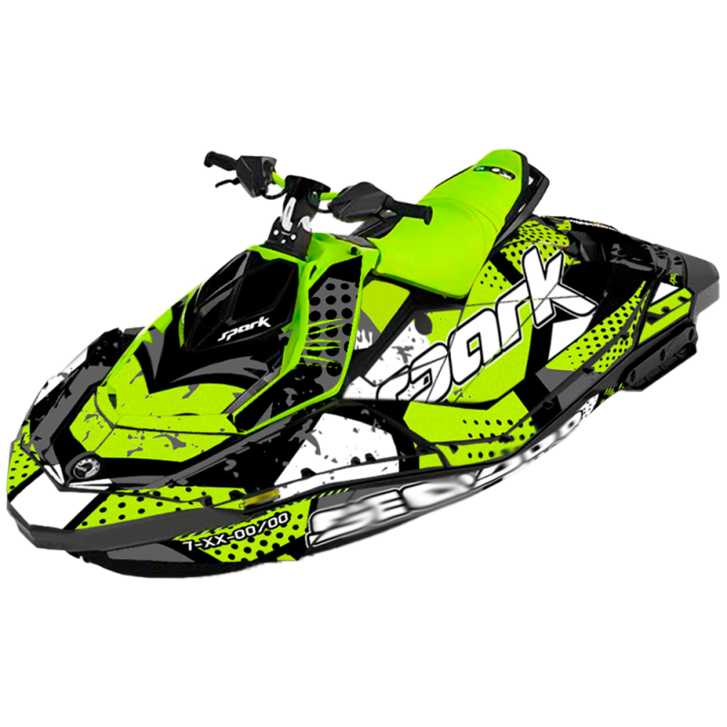 Kit adhesivos Seadoo SPARK - HEXAGON