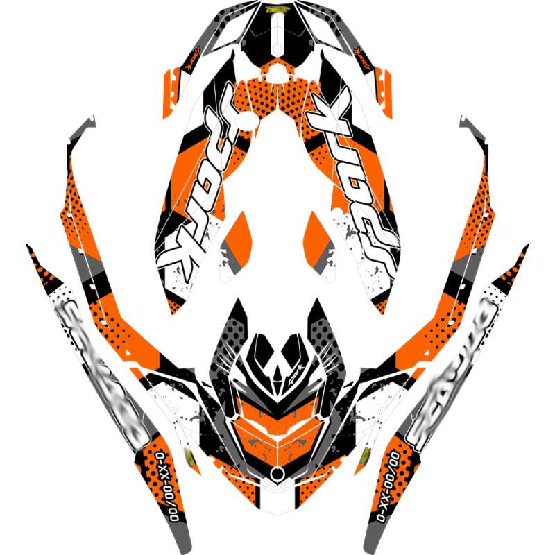 Kit adhesivos Seadoo SPARK - HEXAGON