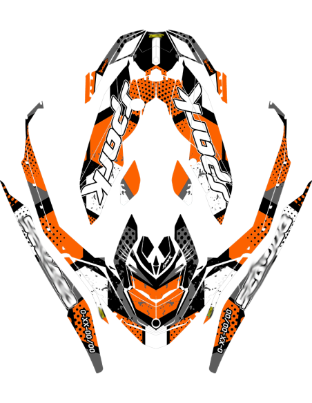Kit adhesivos Seadoo SPARK - HEXAGON
