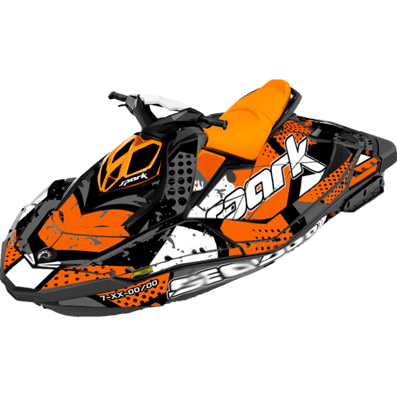 Kit adhesivos Seadoo SPARK - HEXAGON