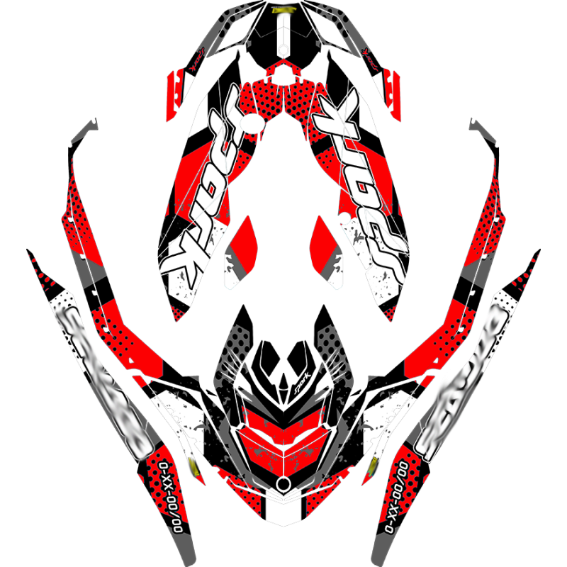 Kit adhesivos Seadoo SPARK - HEXAGON