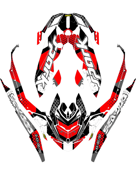 Kit adhesivos Seadoo SPARK - HEXAGON