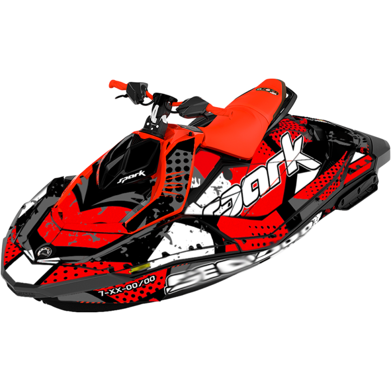 Kit adhesivos Seadoo SPARK - HEXAGON