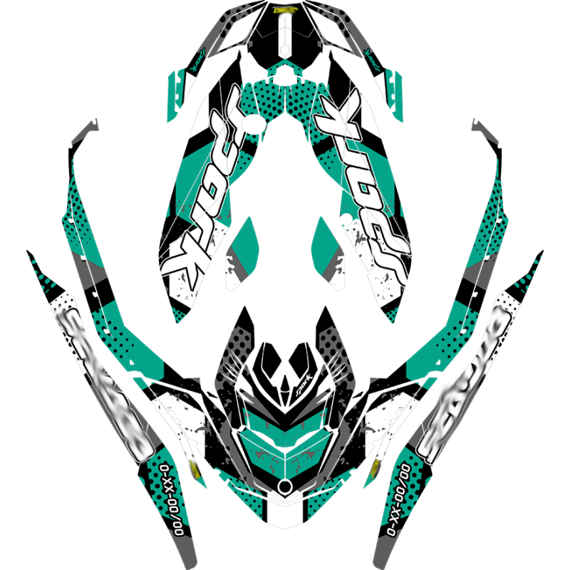 Kit adhesivos Seadoo SPARK - HEXAGON