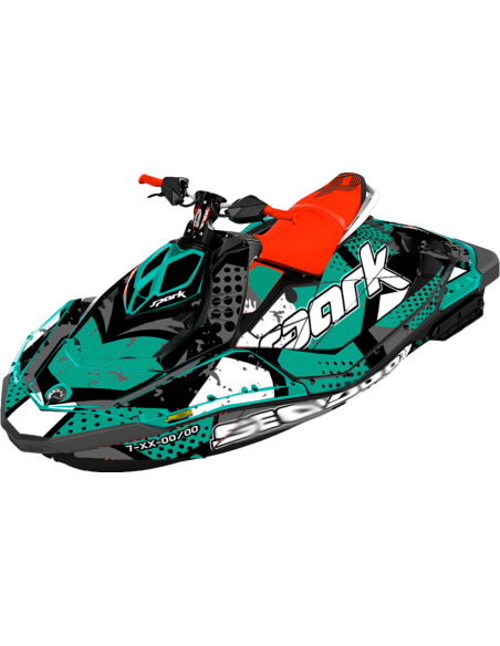Kit adhesivos Seadoo SPARK - HEXAGON