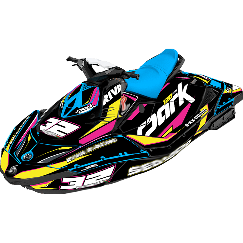Kit adhesivos Seadoo SPARK - BLACKLIGHT
