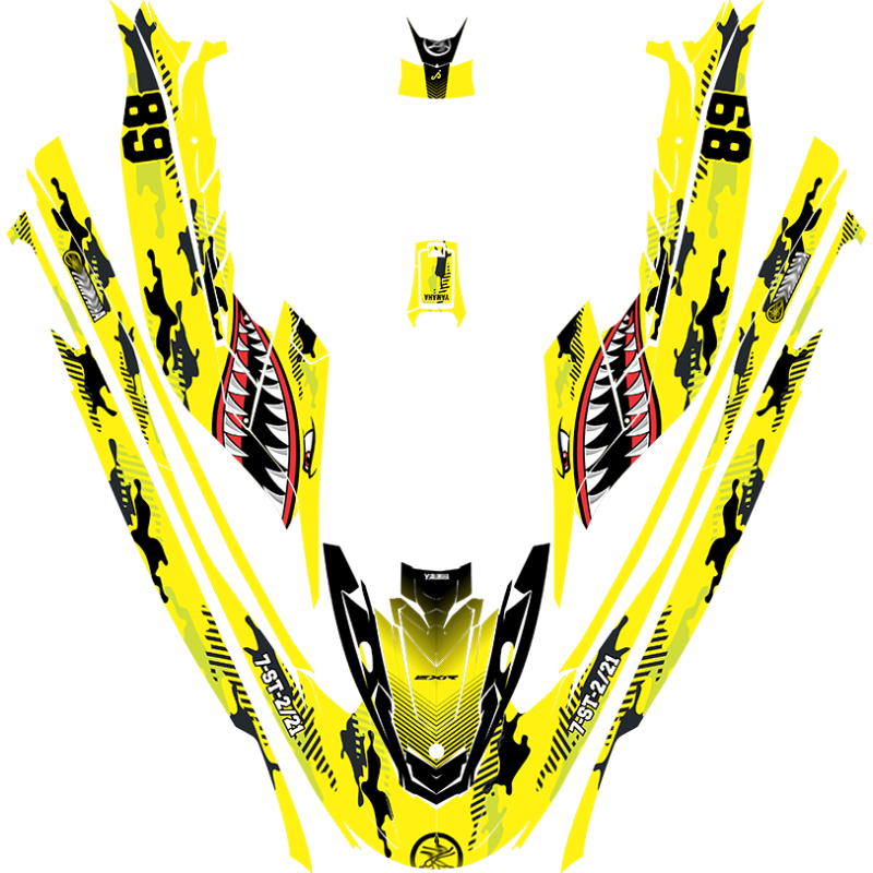Kit adhesivos Yamaha EX - SHARK CAMO