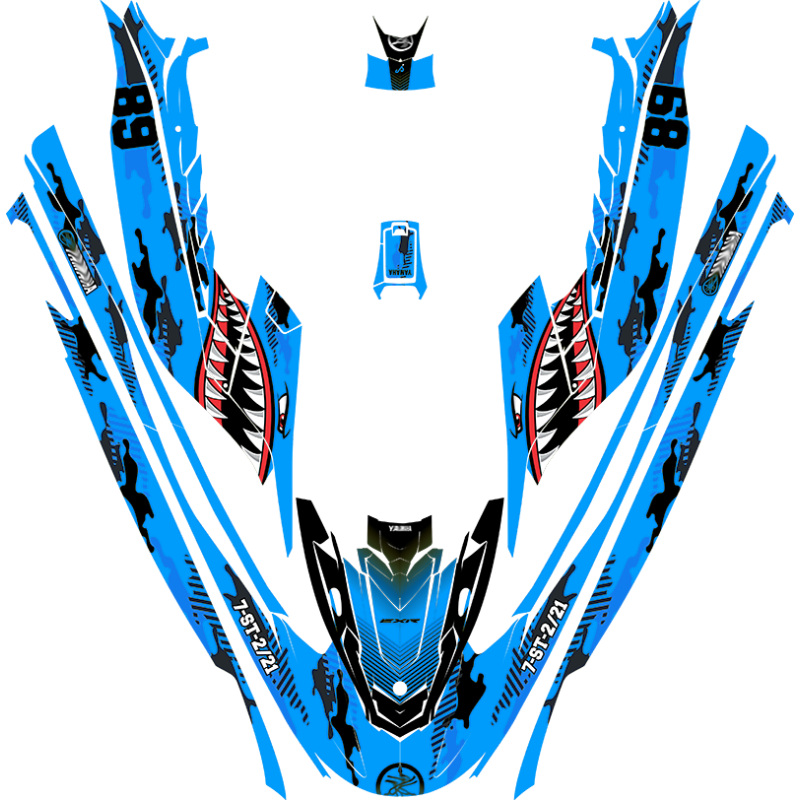 Kit adhesivos Yamaha EX - SHARK CAMO
