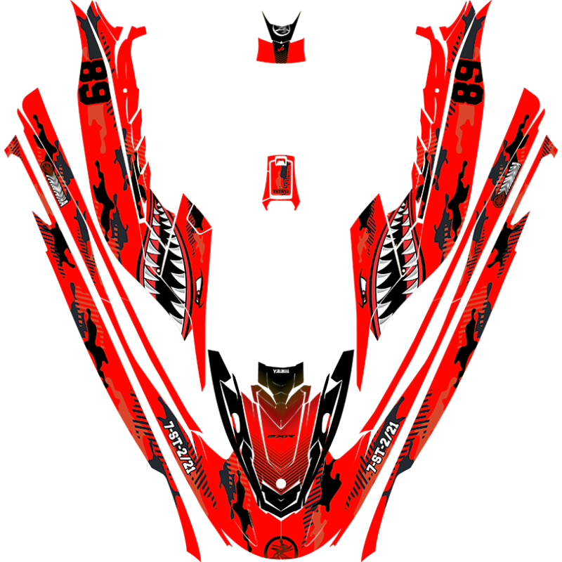 Kit adhesivos Yamaha EX - SHARK CAMO