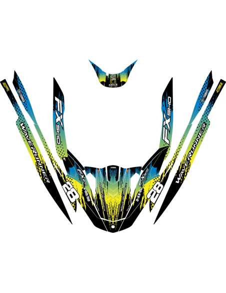 Kit adhesivos Yamaha FX 3GEN - FUSION RUSH